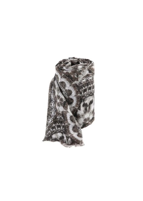 Pañuelo Estampado Laburno Gris I-D-0