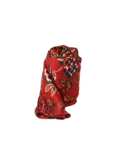 Pañuelo Estampado Damia Rojo Humana-0