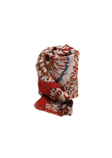 Pañuelo Estampado Drena Rojo Humana-0