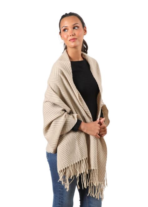 Manta  Abigail Beige Humana-2