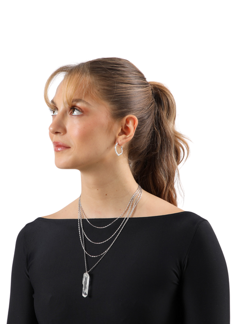 Aros Argolla Baya Plateado Humana-1