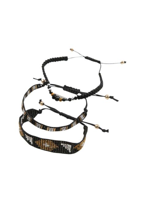 Set Pulseras Mieres Negra Humana-0