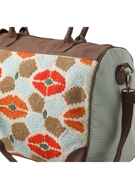 Bolso Hippie Café y Celeste Humana-2