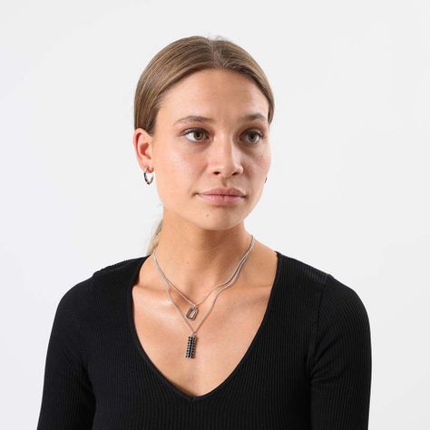 Collar Set Yorke Plateado Humana-1