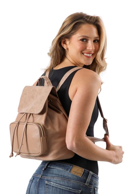 Mochila Myrtos Beige Beige i-D-3