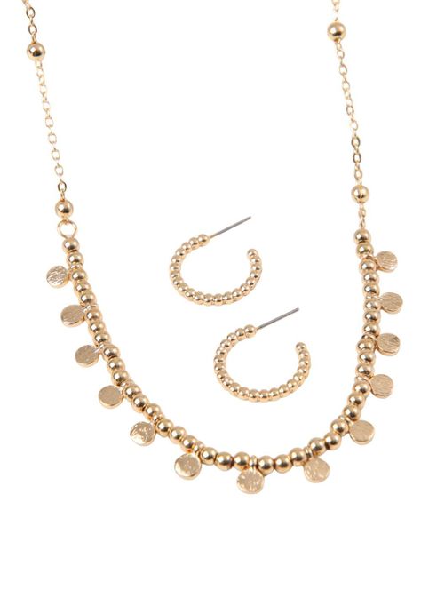 Collar Set Punchy Paisley 2 Dorado i-D-0