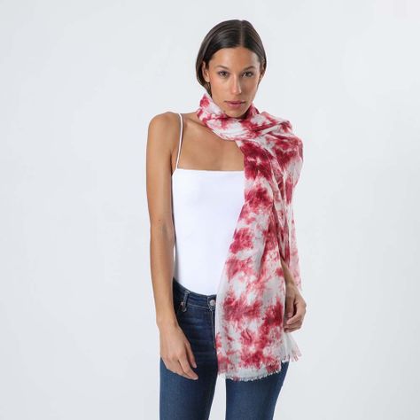 Pañuelo Estampado Algodor Rojo Humana-2