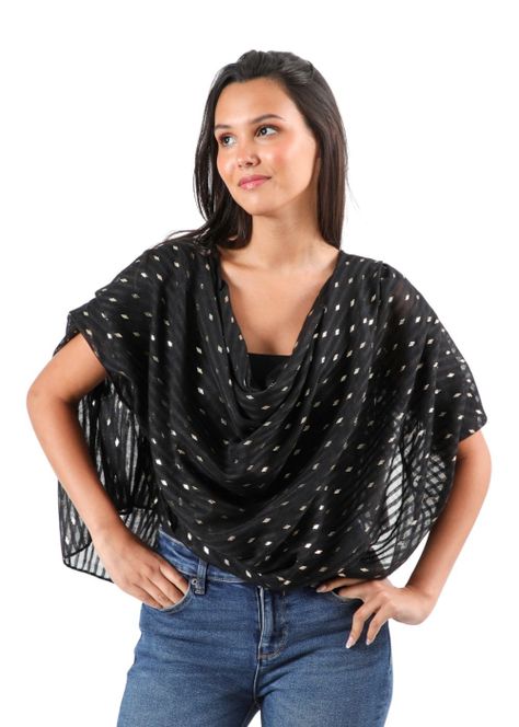 Pañuelo Liso Elara Negro Humana-2