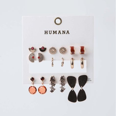 Aros Set Element Rust Dorado Humana-1