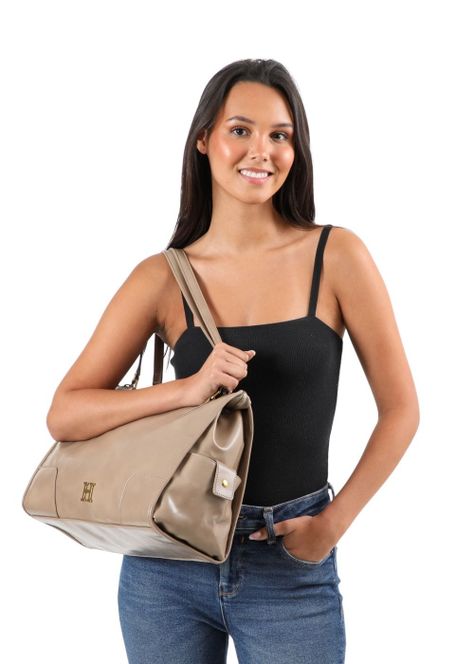 Cartera Hombro Amara Café Humana-3