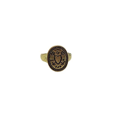 Anillo Delgado Dorado Black Nitro Cupido Humana-0