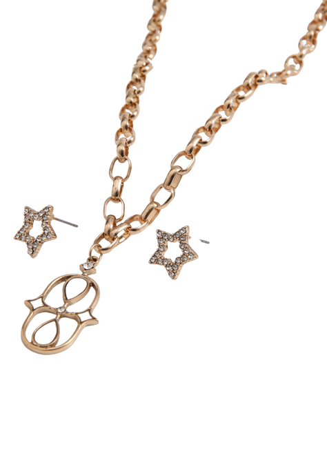 Set Collar Tima Dorado Humana-0