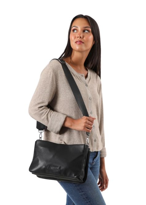 Cartera Cruzada Beryl Negro Humana-3