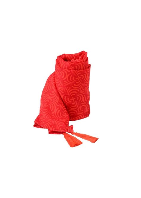 Pañuelo Estampado Bauhinia Rojo I-D-0