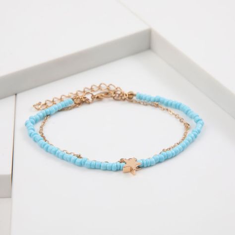Pulsera Blanda Belén Celeste i-D-0