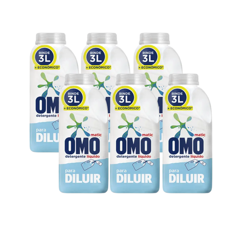 Detergente Liquido Para Diluir OMO - 500 ML - Pack x6-0
