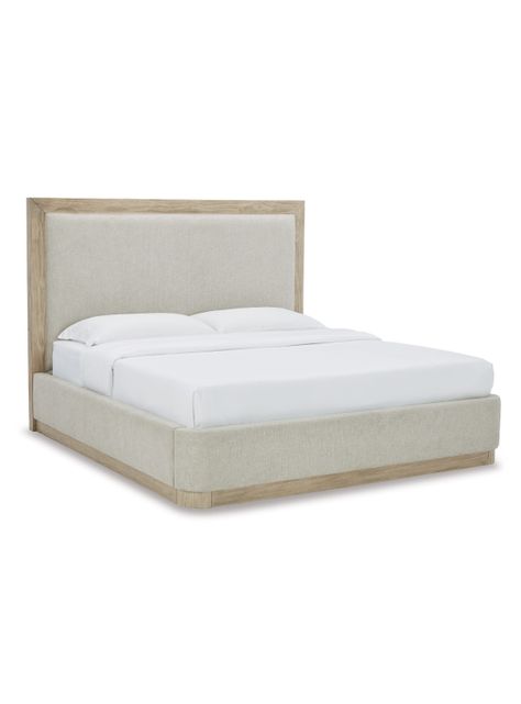 Cama king Hennington bisque-2