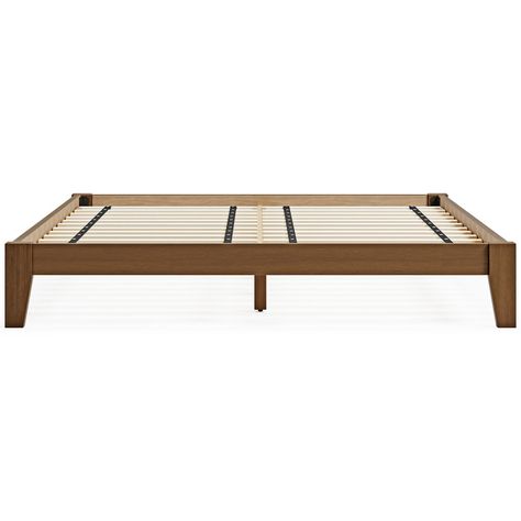 Cama europea 2 plazas Tannally light brown-3