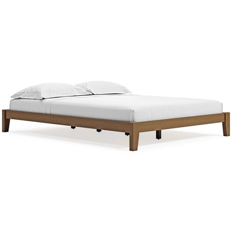 Cama europea 2 plazas Tannally light brown-0