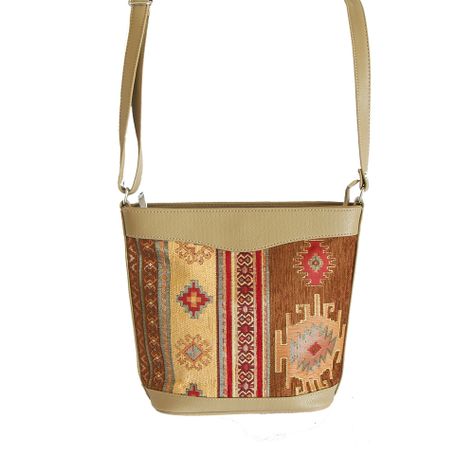 Cartera Mediana Kilim Café-2