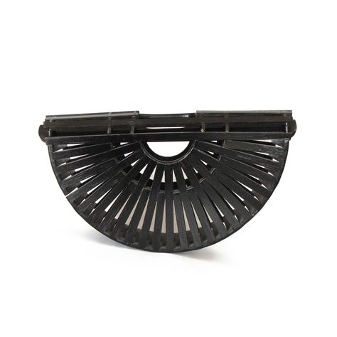 Cartera Gili de Bambú M negra-0