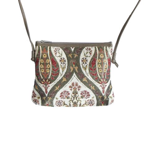 Mini cartera Tulipanes Beige-1