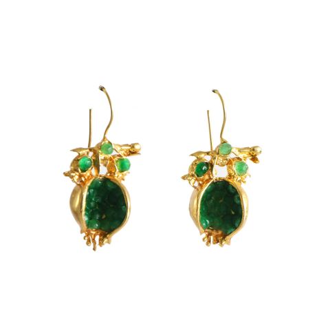Aros Granada gancho verdes-0