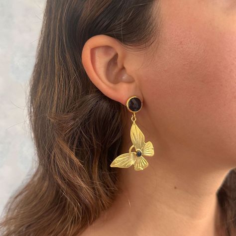 Aros Mariposa azul-1