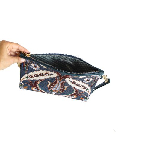 Clutch turco Tulipán Azul-1