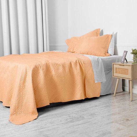 Quilt Cordoba lisa  2 P Peach-1