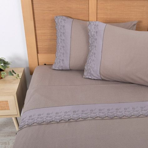 Sabana Polar Lisa Broderie King Taupe-0