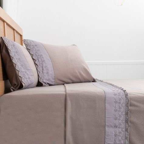 Sabana Polar Lisa Broderie King Taupe-3