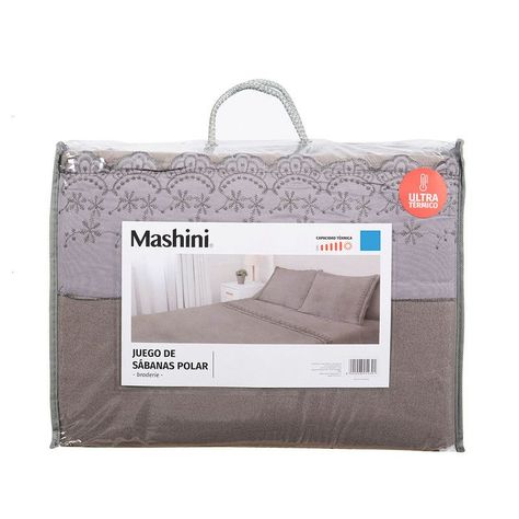 Sabana Polar Lisa Broderie King Taupe-4