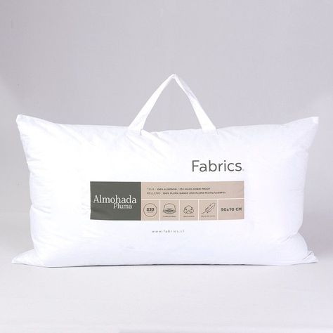 Almohada Pluma Ganso 50x90 cm-2