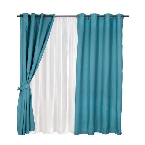 Set Cortina8pzas Arg. 140x220 Calipso Pucón-0
