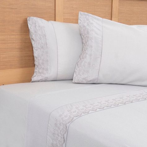 Sabana Polar Lisa Broderie 2 P Gris-1