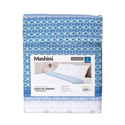 Sábana Mashini 180 Hilos 1.5 P Agua-4