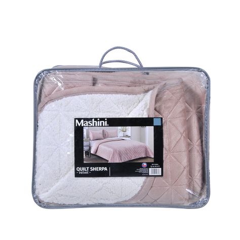 Quilt Velvet Sherpa King Came-5