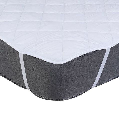Cubrecolchon Elasticado Linea Hotel King Blanco-0