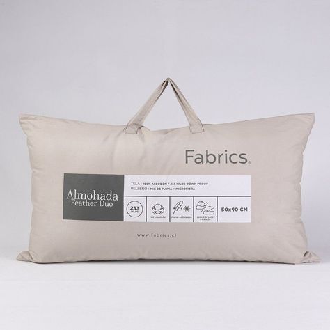 Almohada Fabrics duo de plumas 50x90cm-2