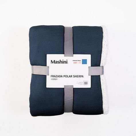 Frazada Polar-Sherpa Lisa 1.5 P Azul-2