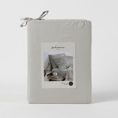 Sabanas Lisa Sohome 180H 2 PL Light Gray-2