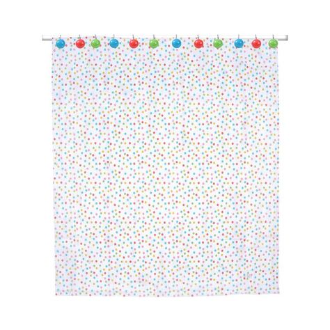 Set Cortina 2 Pzas  Puntos Verde-1