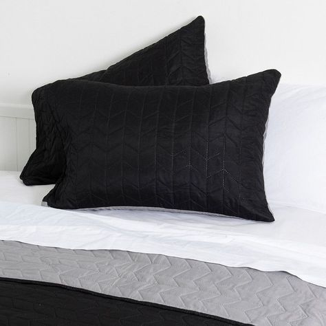 Quilt MF King   Negro - Gris-2