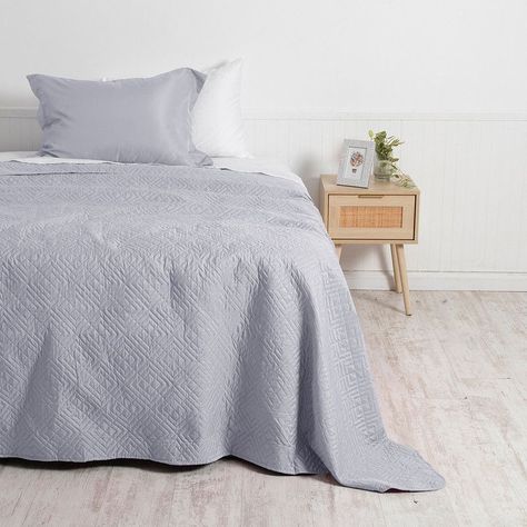 Quilt Cordoba lisa  1.5 P Gris-0
