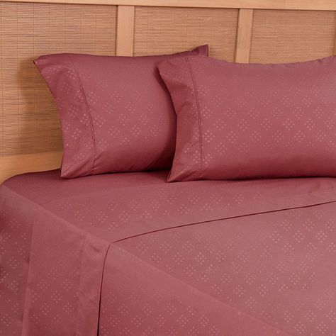 Sabana MF Lisa Embossed 2 P Rojo-0