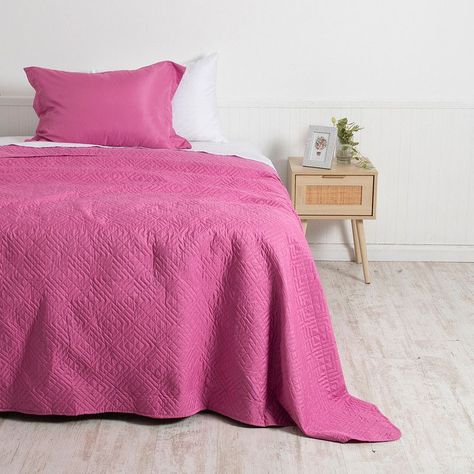 Quilt Cordoba lisa  1.5 P Fucsia-0