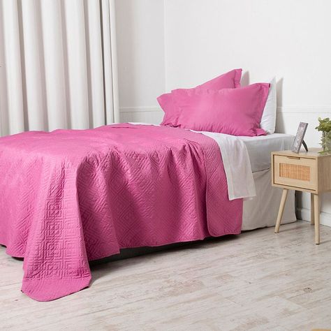Quilt Cordoba lisa  1.5 P Fucsia-1