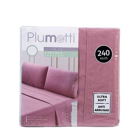 Sabana MF Lisa Embossed 2 P Rosado-3