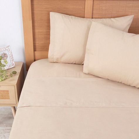 Sabana 180 H Colores Lisos King Beige-1